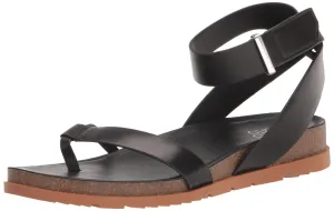 Franco Sarto Womens L-Blanca Espadrille Wedge Sandal Black 8 M