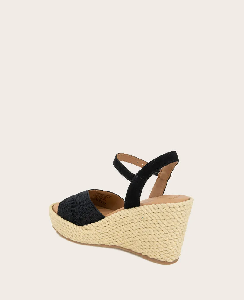 GENTLE SOULS - Nola Fabric Espadrille Wedge