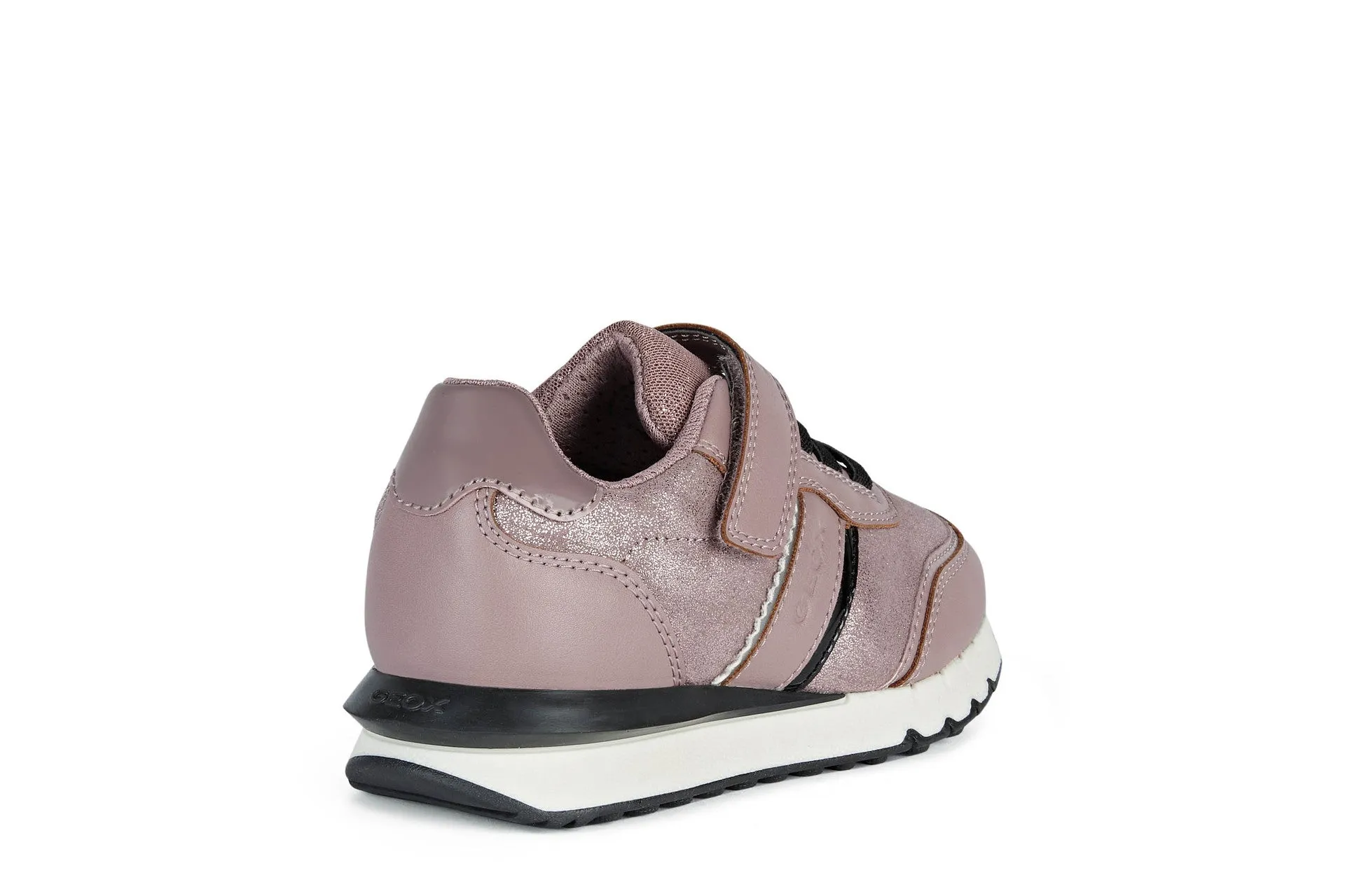 Geox Kids Trainers | Fastics Velcro | Rose Smoke