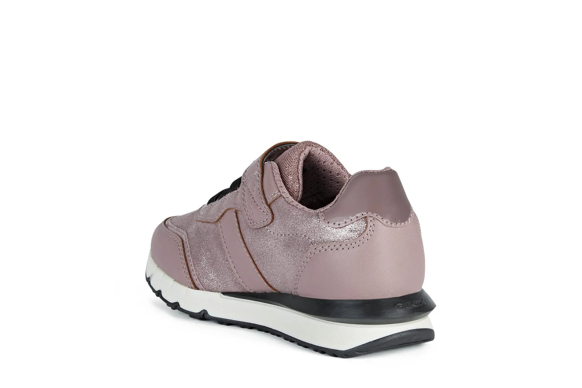 Geox Kids Trainers | Fastics Velcro | Rose Smoke