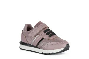 Geox Kids Trainers | Fastics Velcro | Rose Smoke