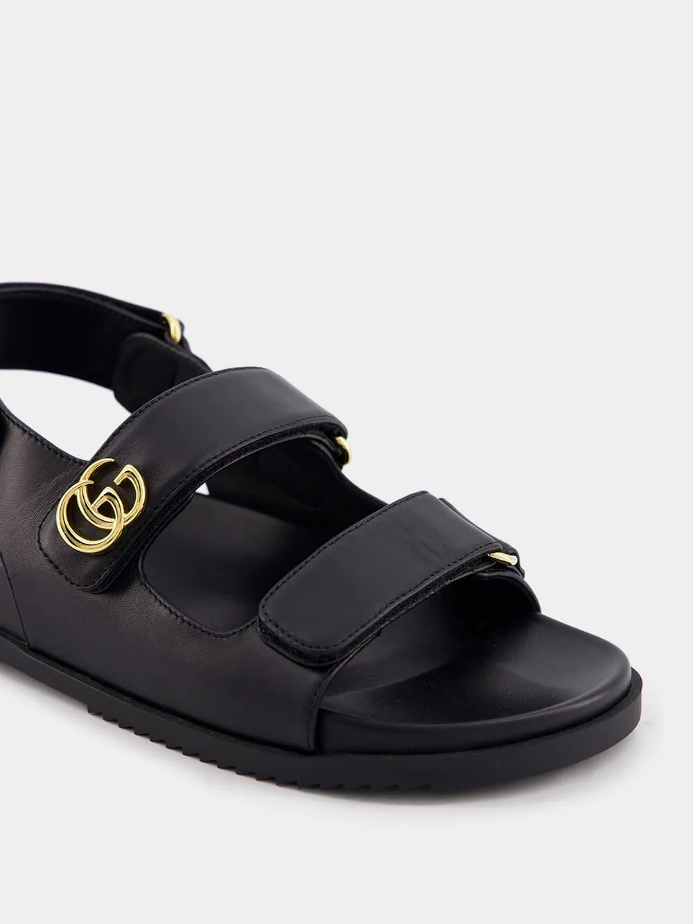 GG Leather Sandals
