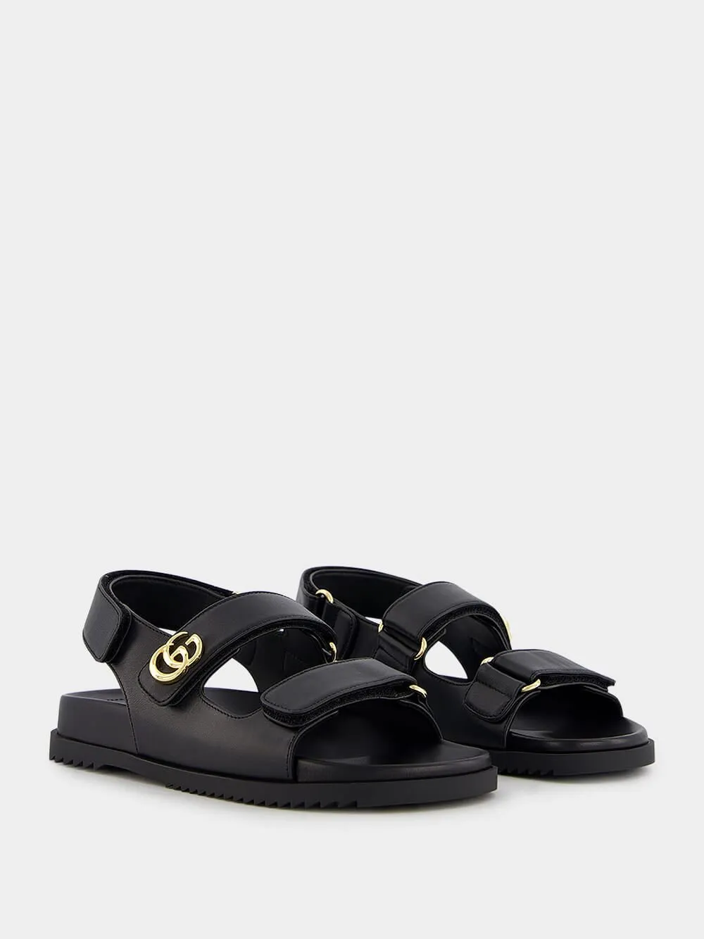 GG Leather Sandals