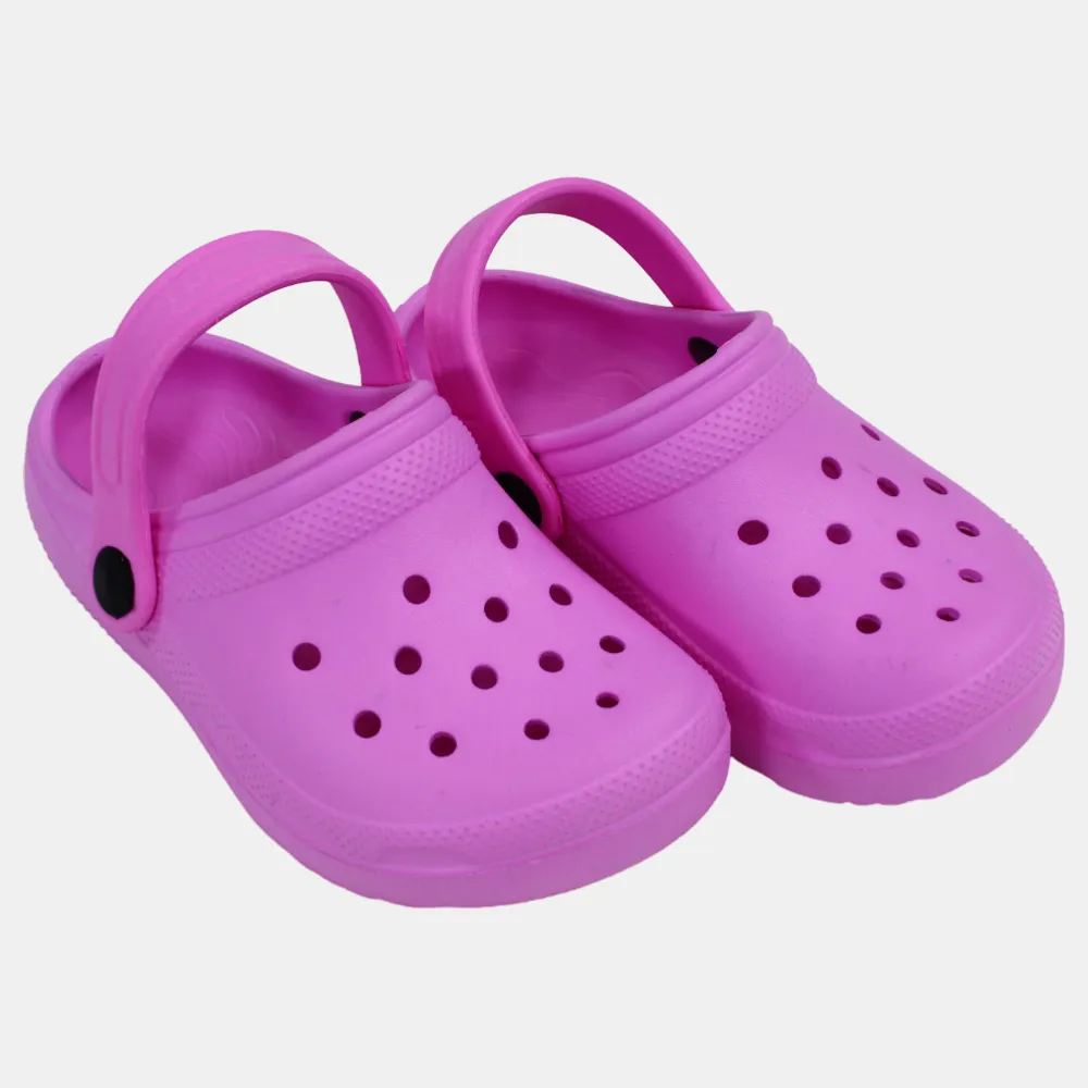 Girls Rubber Clogs – Pink