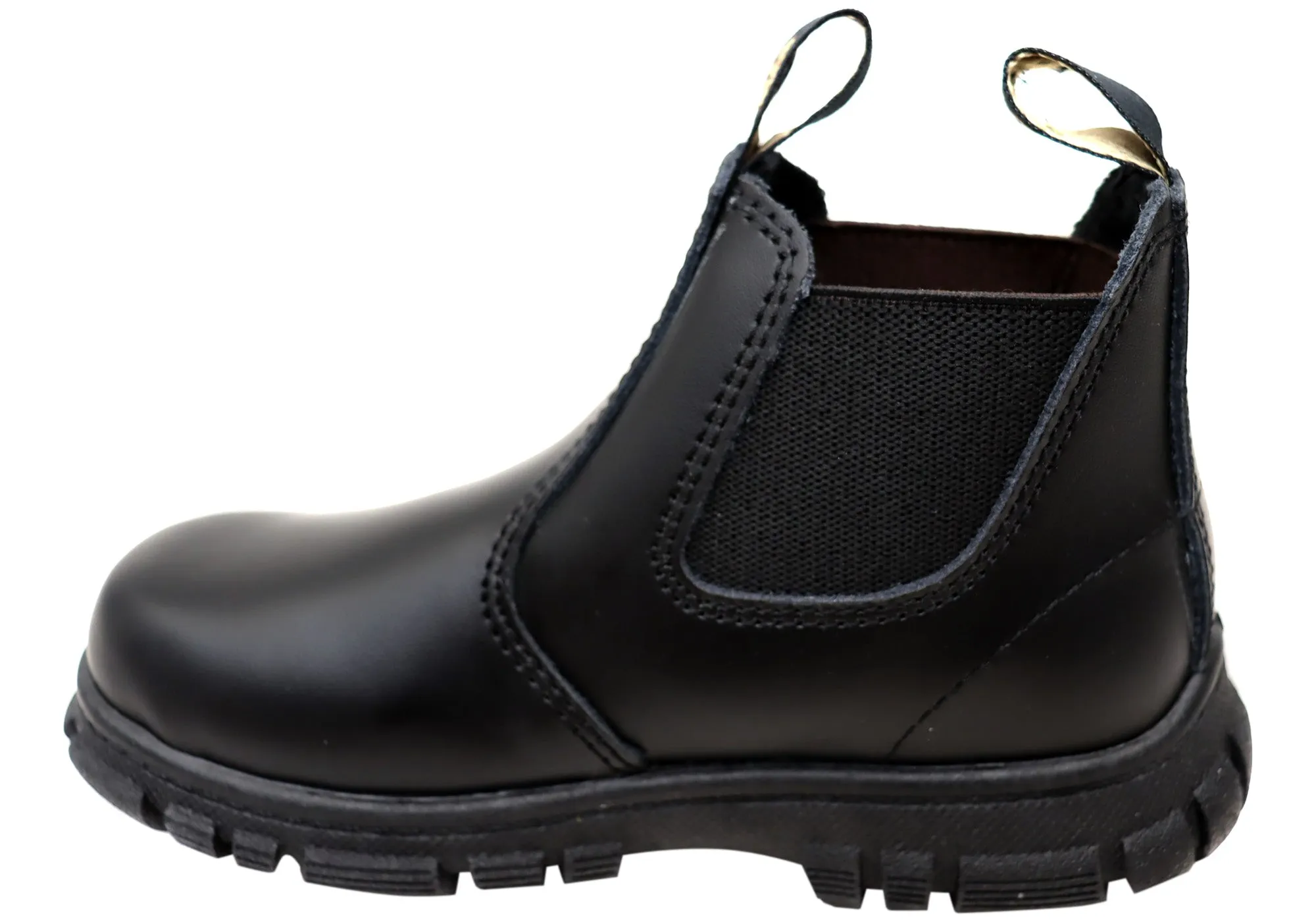 Grosby Ranch Baby Toddler Kids Leather Pull On Boots