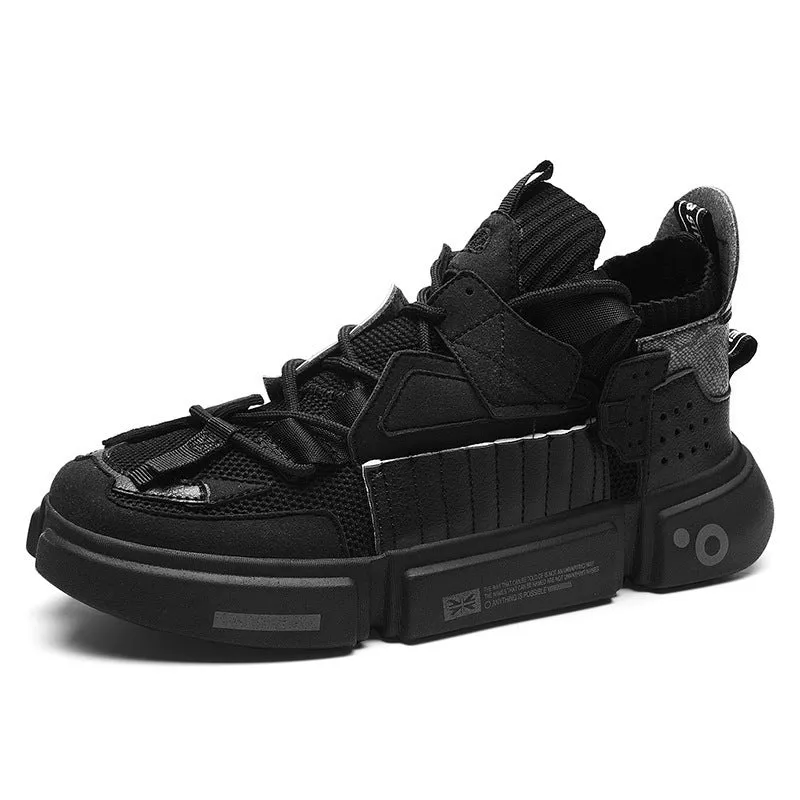 High-top Fashion Breathable Men's Platform Sneakers