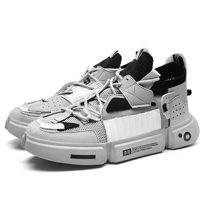 High-top Fashion Breathable Men's Platform Sneakers