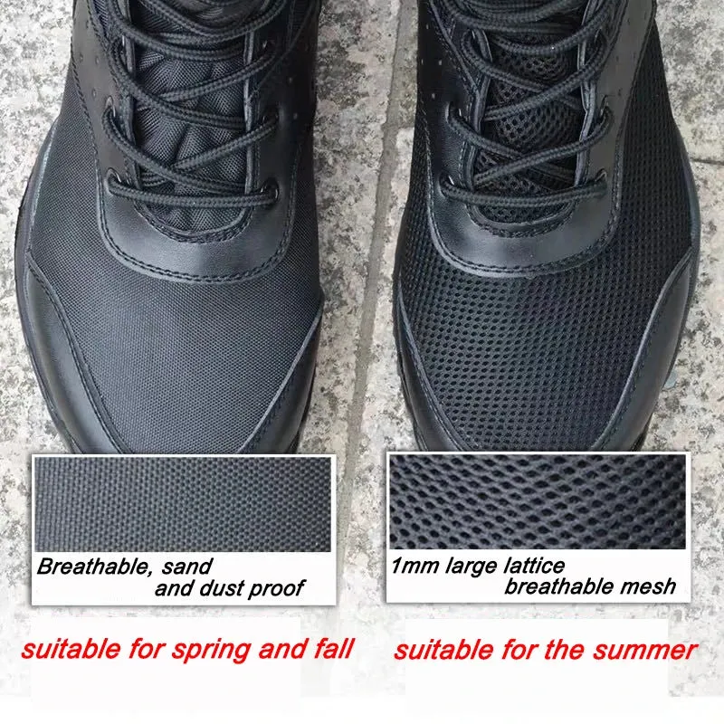 High-Top  Tactical Boots – Durable & Lightweight