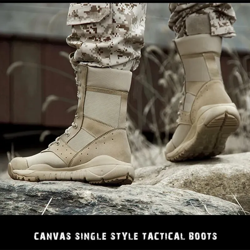 High-Top  Tactical Boots – Durable & Lightweight