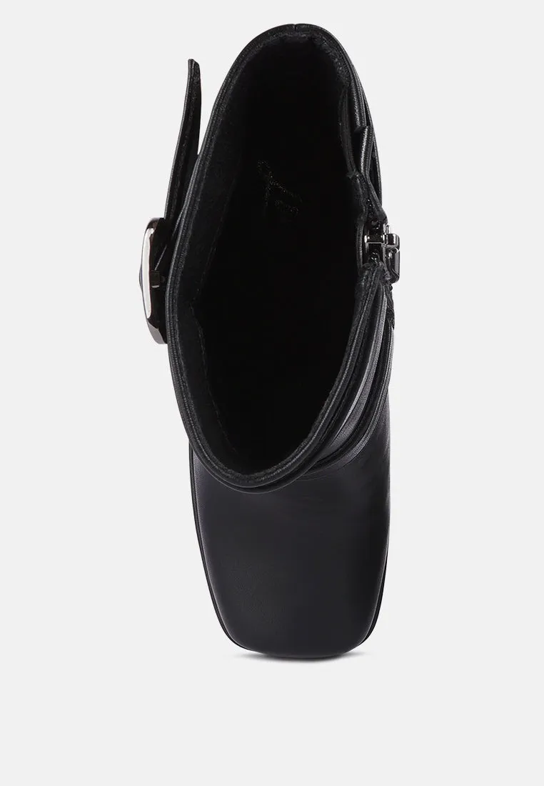 Hot Cocoa High Platform Ankle Boots By Ruw