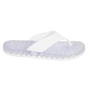 Ibiza - Clear Thong Sandal - White