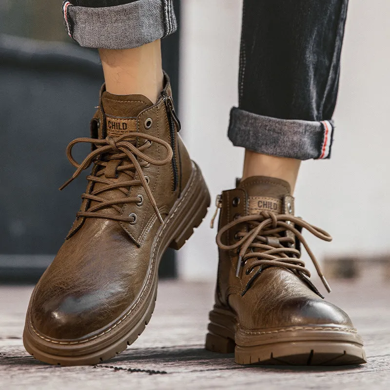 INSTOCK-Premium British Leather Boots – Stylish & Durable