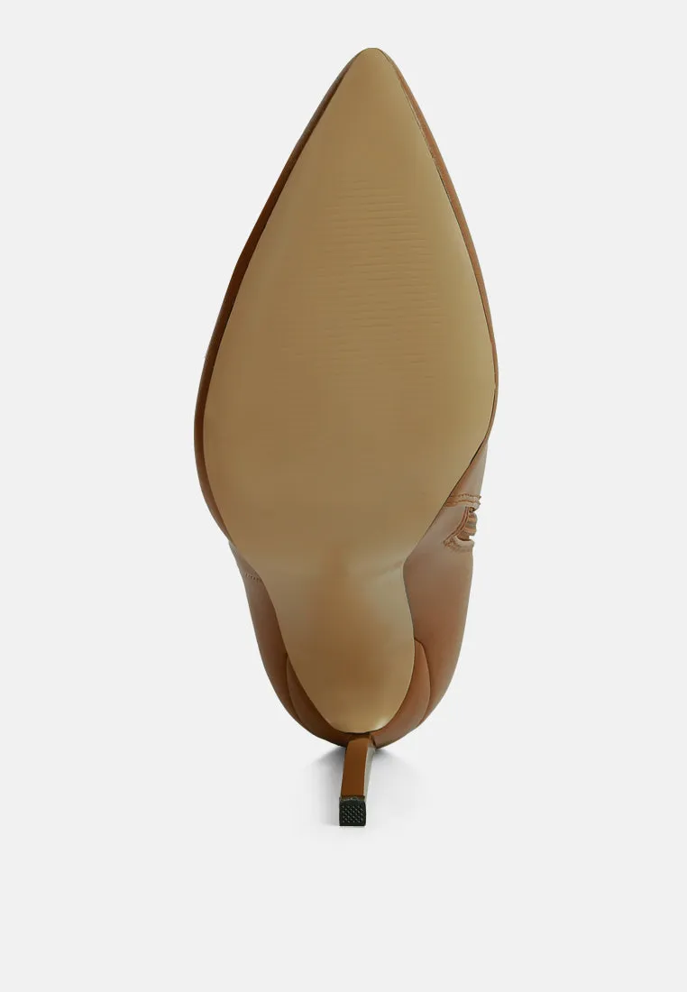 Jenner High Heel Cowboy Ankle Boots By Ruw