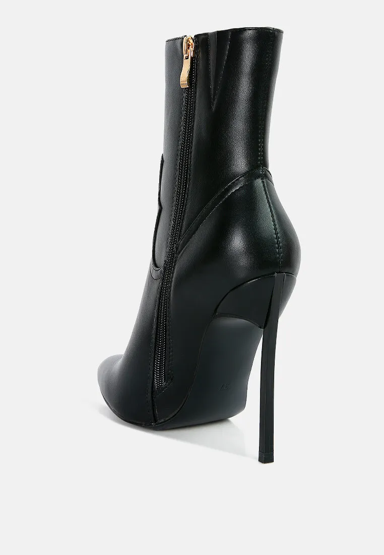 Jenner High Heel Cowboy Ankle Boots By Ruw
