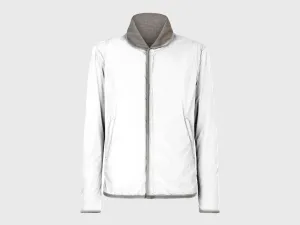 Jib Set Reversible Stretch Nylon and Cashmere and Silk Jacket - Vodka