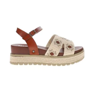 Keva Floral Wedge Espadrille Sandals