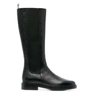 Knee-High Leather Chelsea Boots
