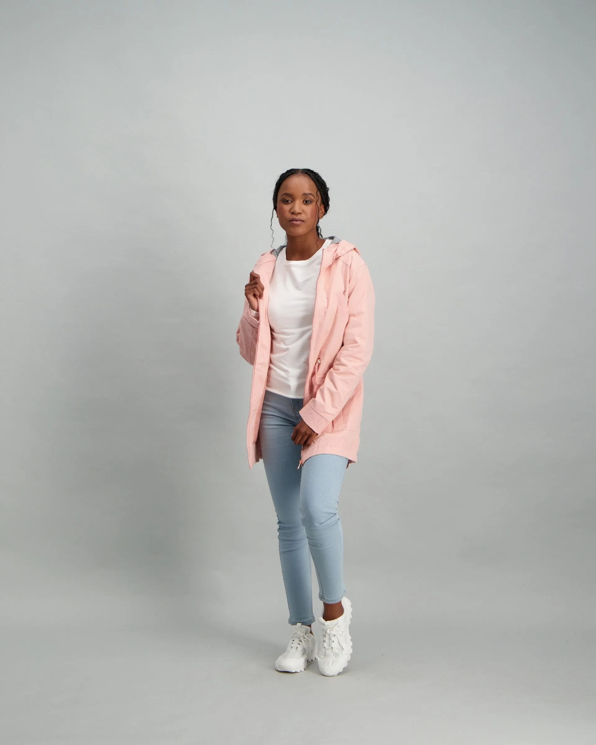 Ladies Parker Jacket - Pink