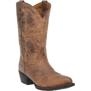 Laredo Mens Birchwood Cowboy Boots Leather Tan 17 EW