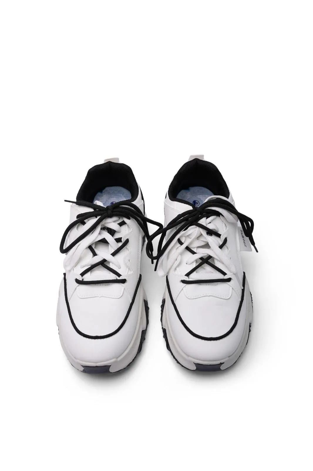 Leather Casual Sneakers Lace-Up Breathable Comfortable Fashion Sneakers
