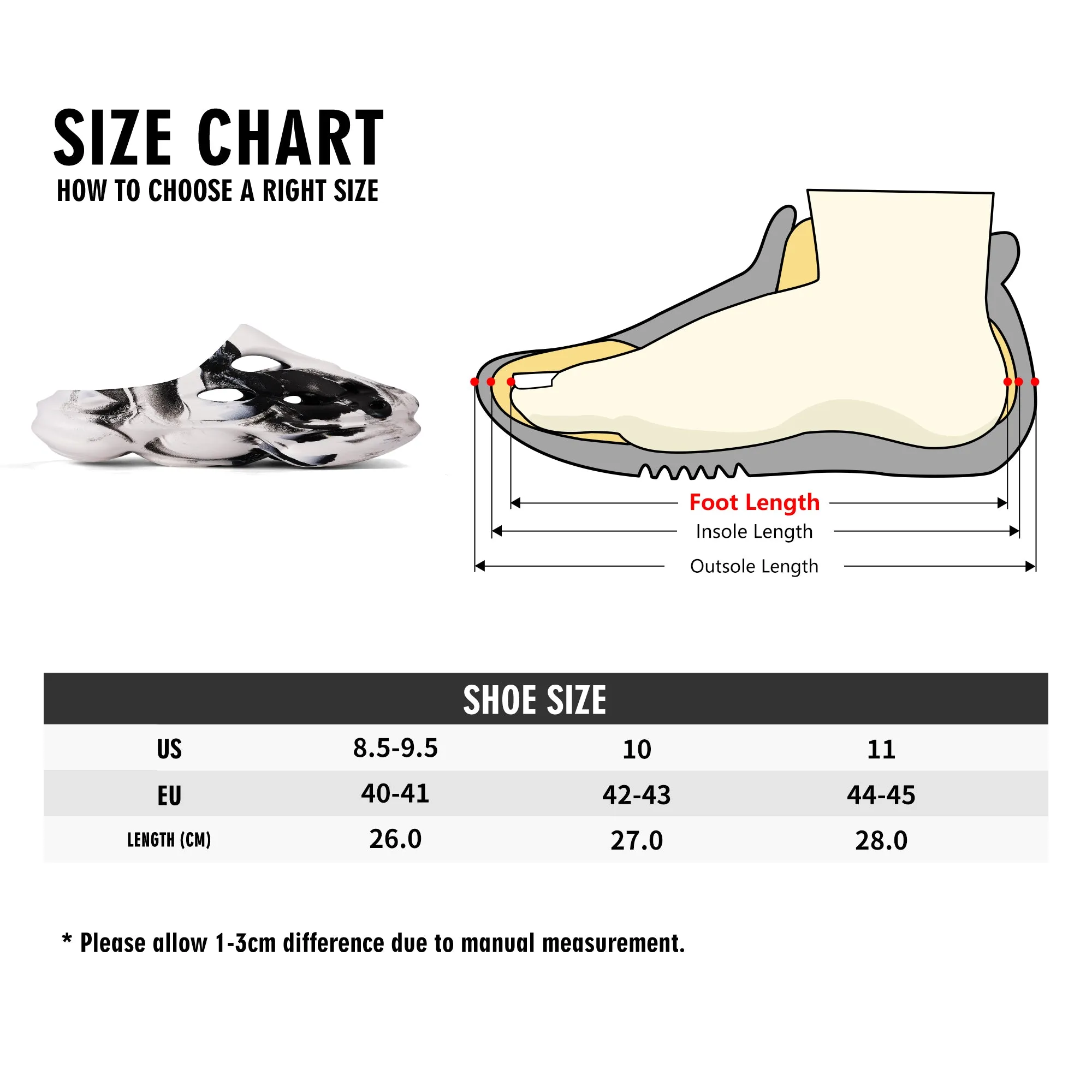 Leisure Trumpet EVA Two-tone Hollow Out Clogs