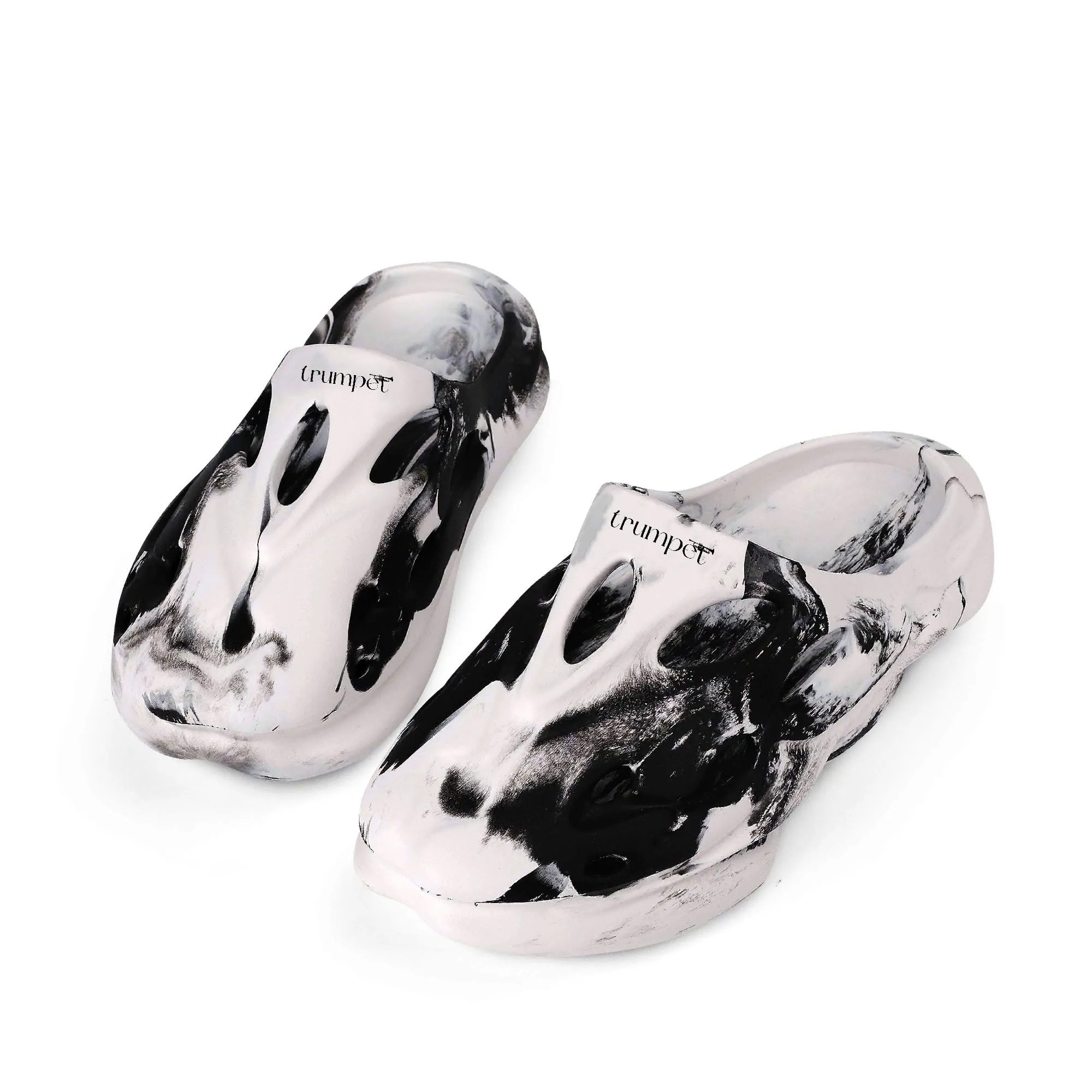 Leisure Trumpet EVA Two-tone Hollow Out Clogs