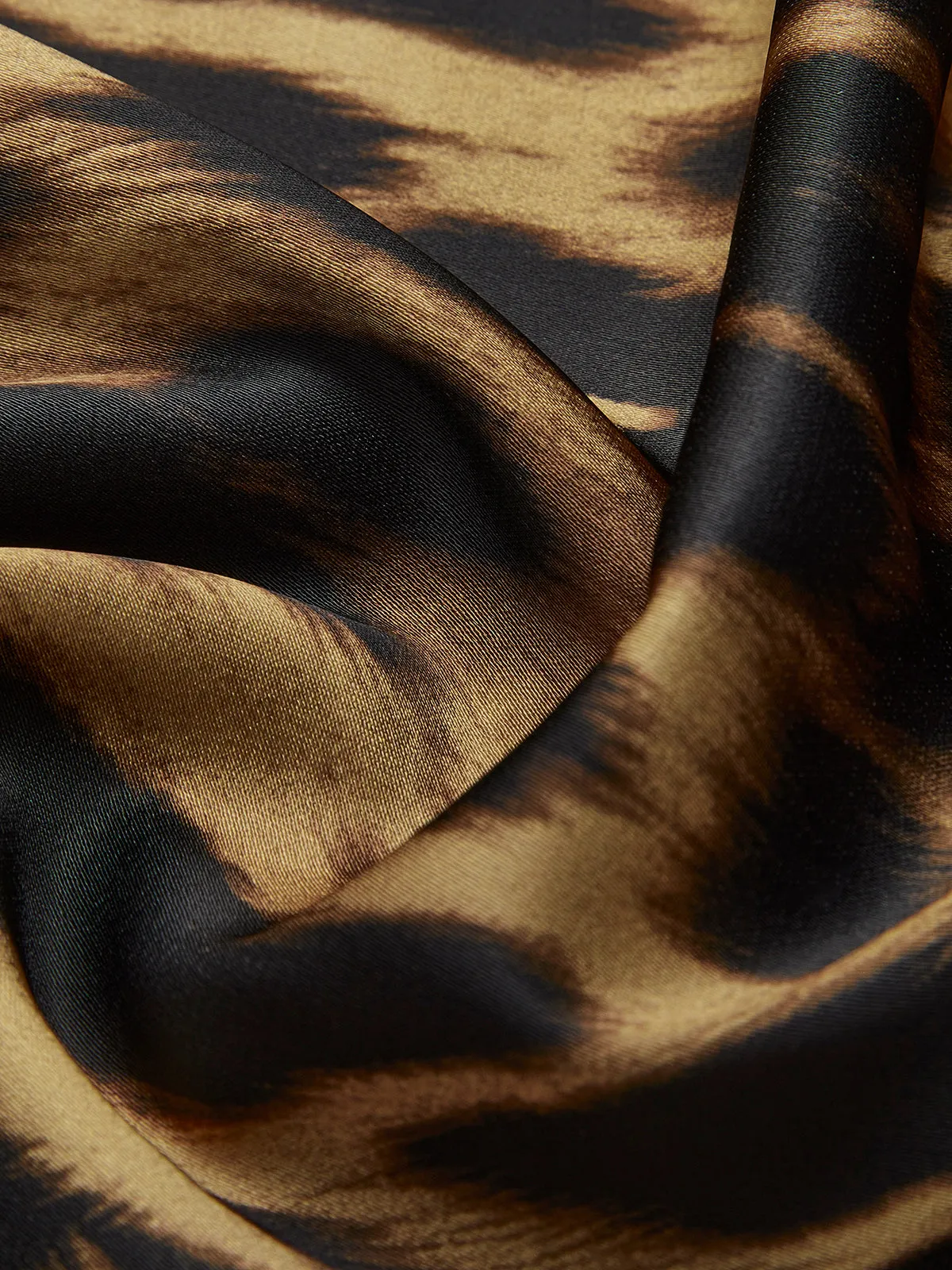 Leopard Satin Maxi Skirt | Bold & Chic | Flowy & Elegant