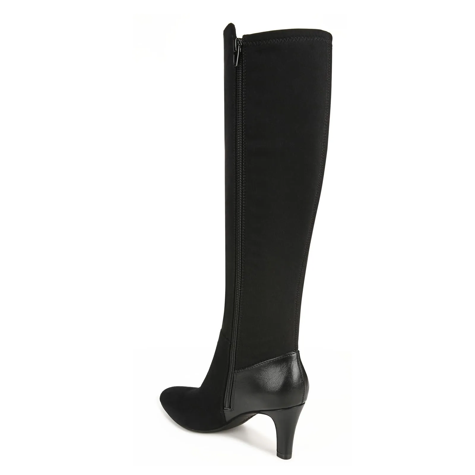 LifeStride Womens Gracie High Heeled Tall Boots Black 7 M
