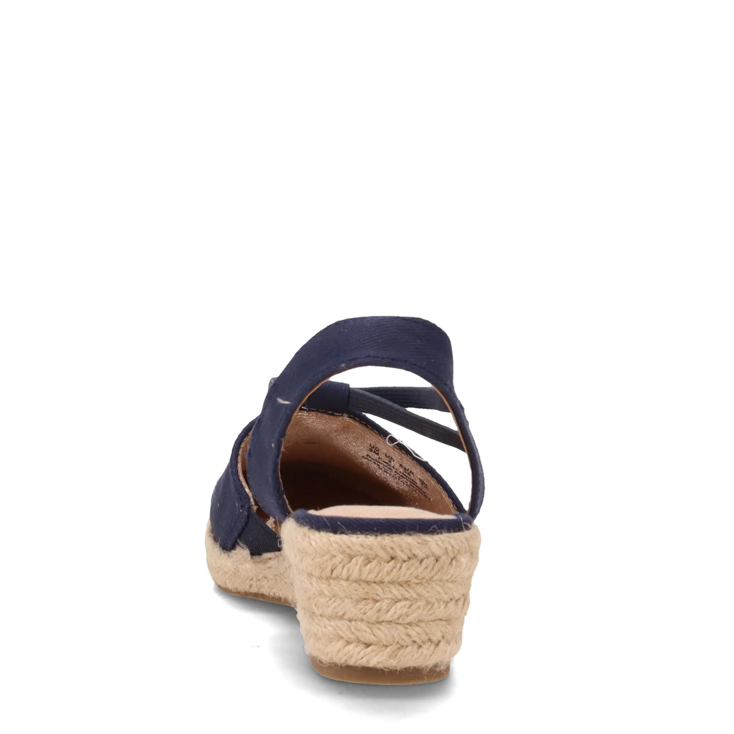 LifeStride Womens Katrina 2 Espadrille Wedge Lux Navy 8 W