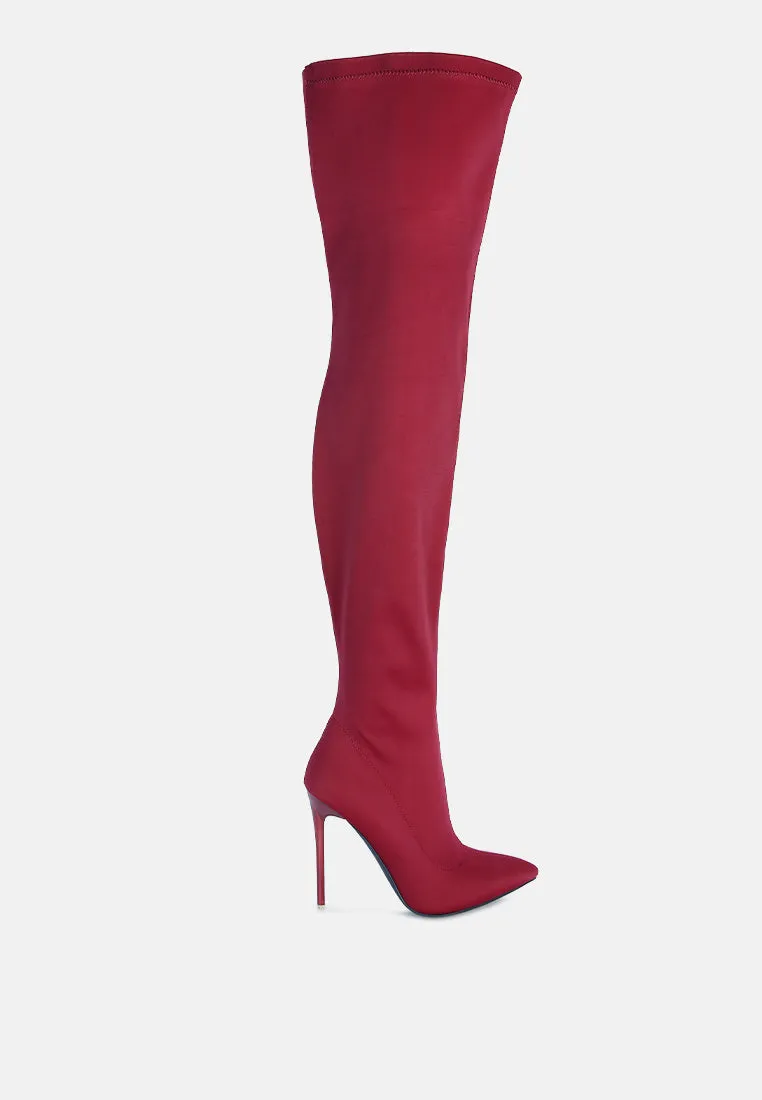 Lolling Long High Heel Boots By Ruw