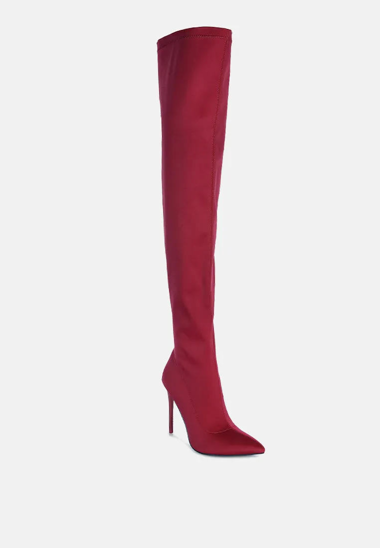 Lolling Long High Heel Boots By Ruw