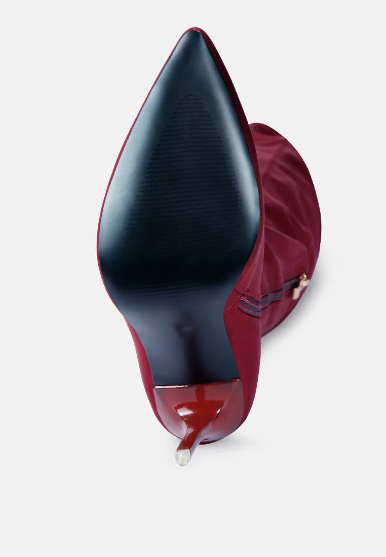 Lolling Long High Heel Boots By Ruw