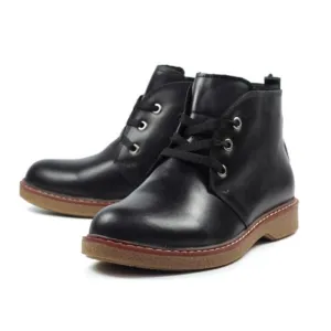 Lunar Claire Ankle Boot in Black Leather
