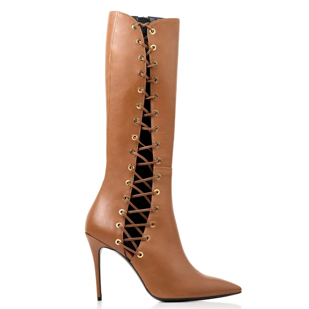 Lutine 100 Mm Cognac Matt Leather