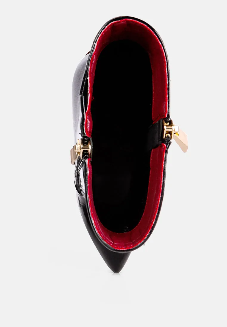 Mania High Heeled Ankle Boots By Ruw