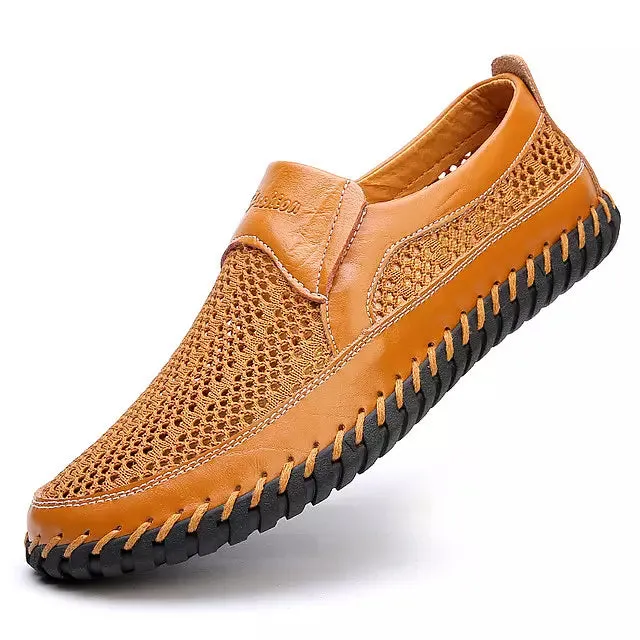 Men Casual Shoes Comfortable Mesh Lightweight Loafers