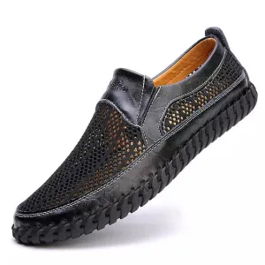 Men Casual Shoes Comfortable Mesh Lightweight Loafers