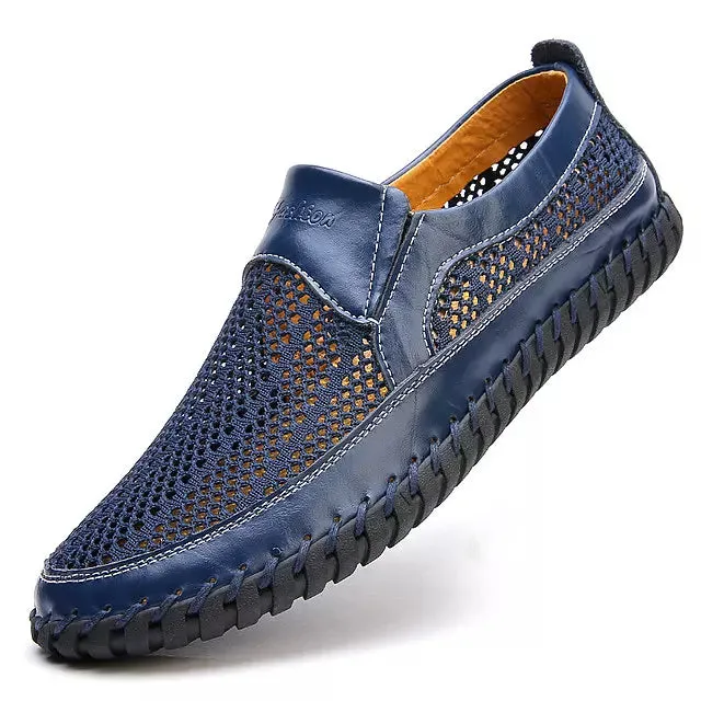 Men Casual Shoes Comfortable Mesh Lightweight Loafers