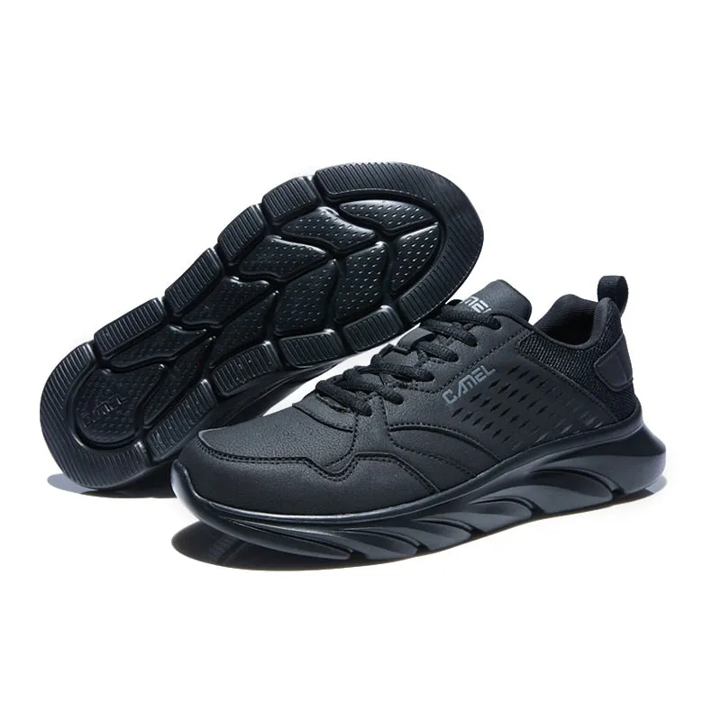 Men's comfortable running waterproof shoes men's casual non-slip shoes spring shock-absorbing shoes