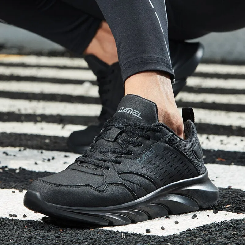 Men's comfortable running waterproof shoes men's casual non-slip shoes spring shock-absorbing shoes