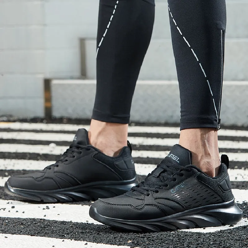 Men's comfortable running waterproof shoes men's casual non-slip shoes spring shock-absorbing shoes