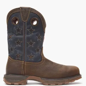 Men's Composite Toe Waterproof Xp Patriot Work Boots In Brown/multi