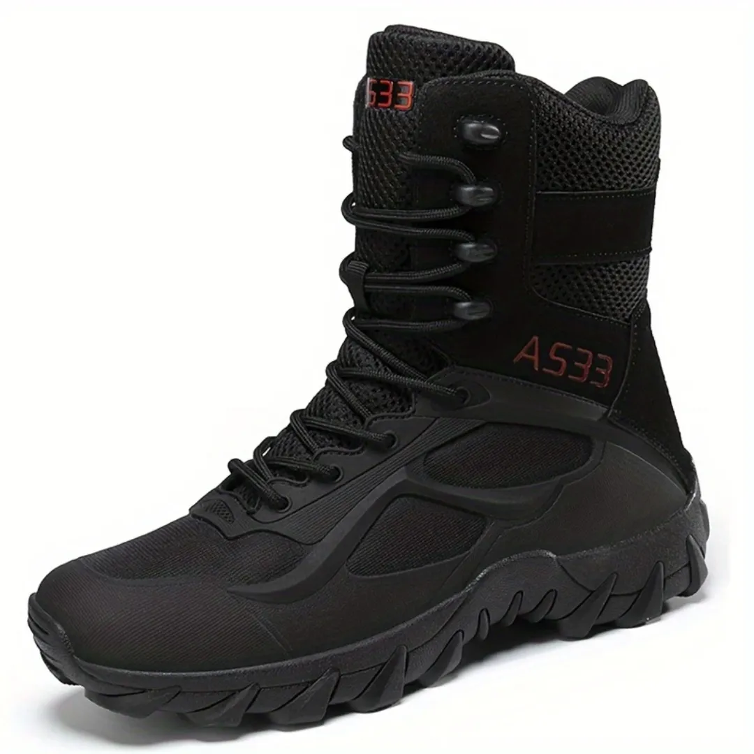 Men's Durable Lace Up High Safety Boots