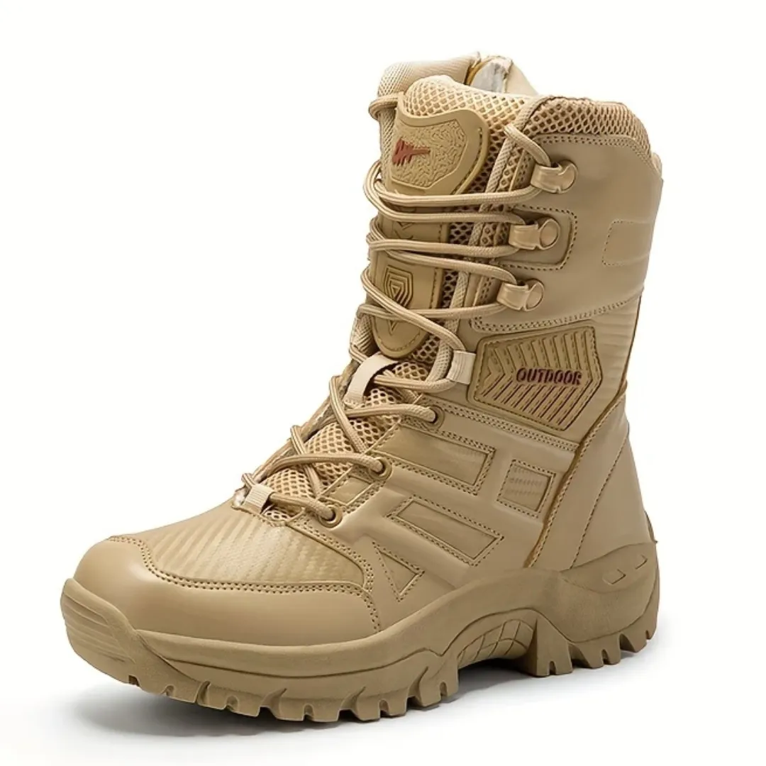 Men's Durable Lace Up High Safety Boots
