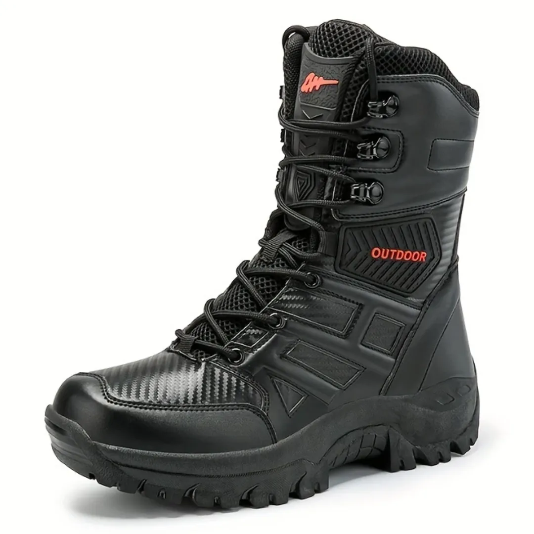 Men's Durable Lace Up High Safety Boots