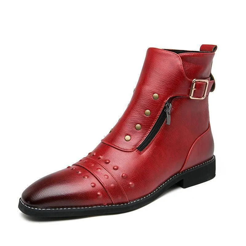 Men's England High-top Leather Boots