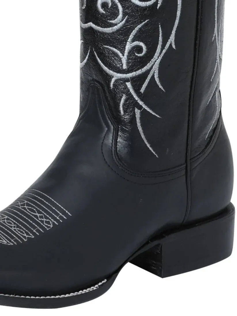 Men's Genuine Leather Classic Western Cowboy Boots 'El Señor de los Cielos' 124069