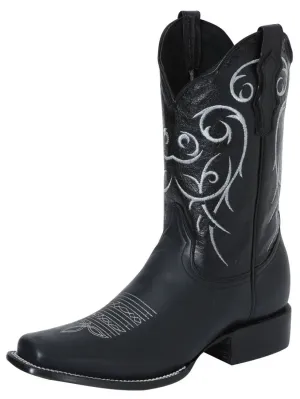 Men's Genuine Leather Classic Western Cowboy Boots 'El Señor de los Cielos' 124069