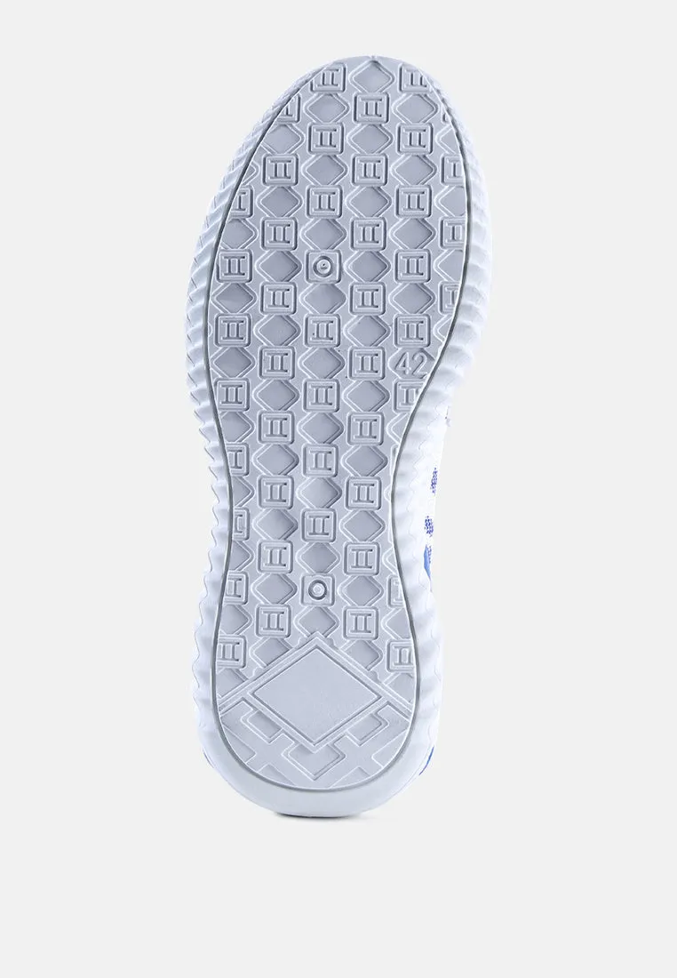 men's knitted trainer sneakers