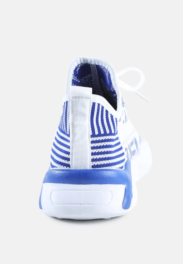 men's knitted trainer sneakers